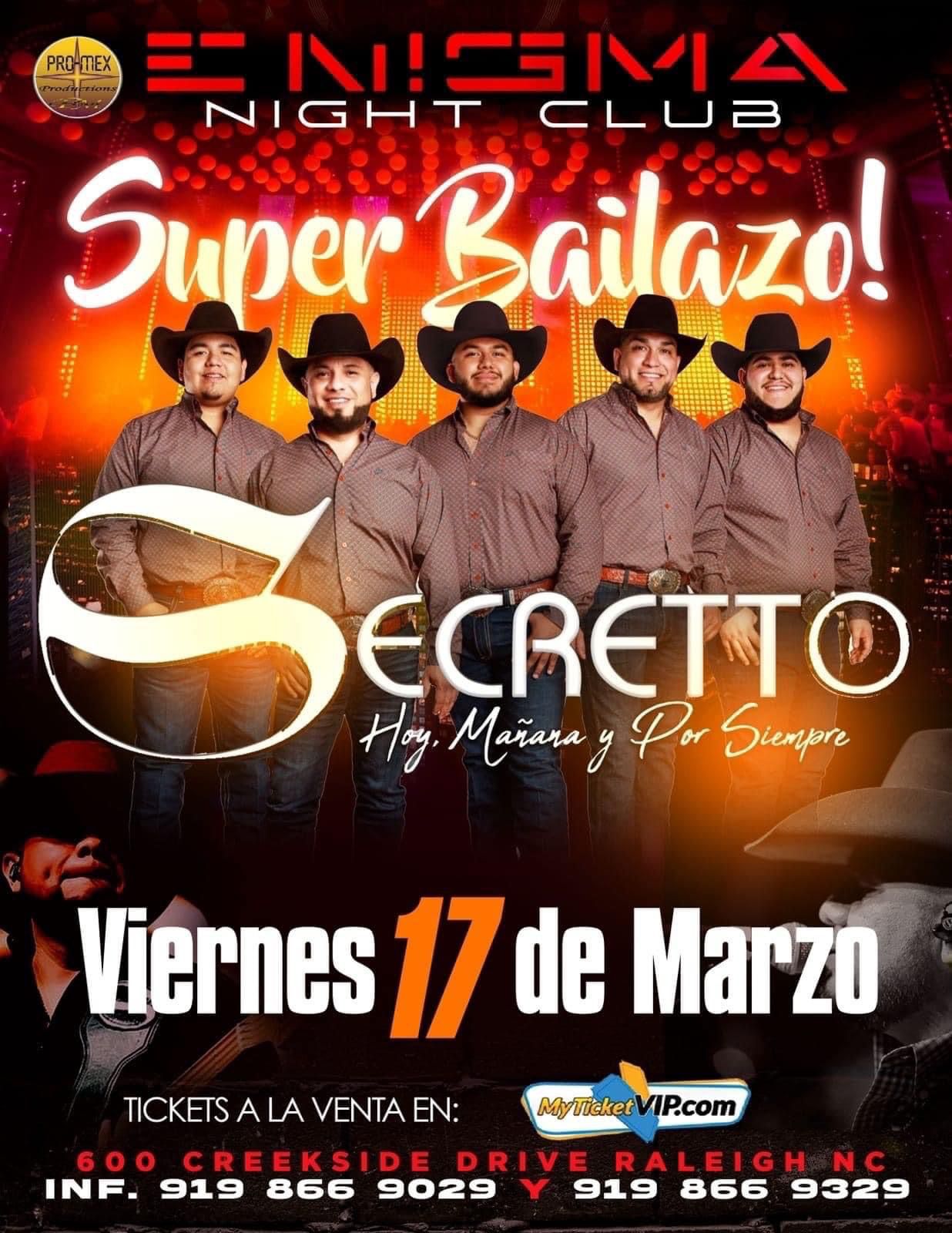 SECRETTO EN CONCIERTO BAILE