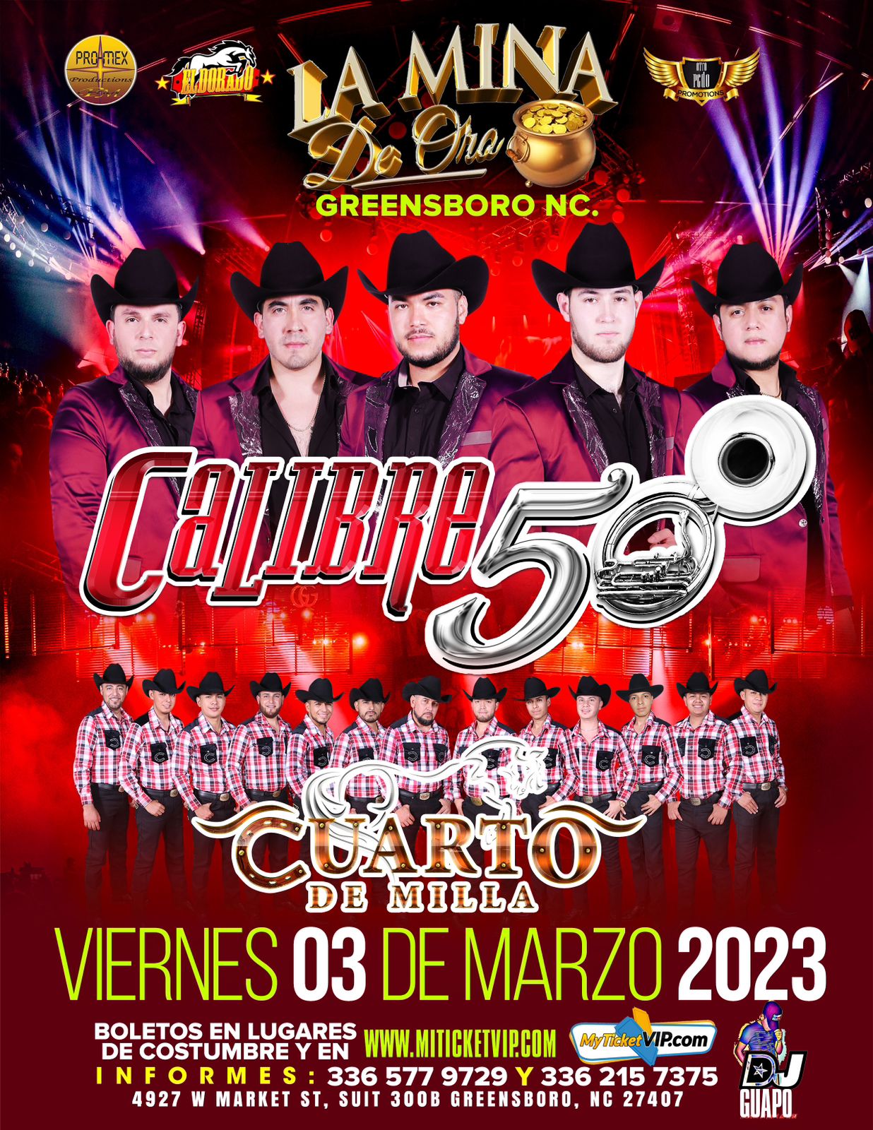 CALIBRE 50 Y CUARTO DE MILLA