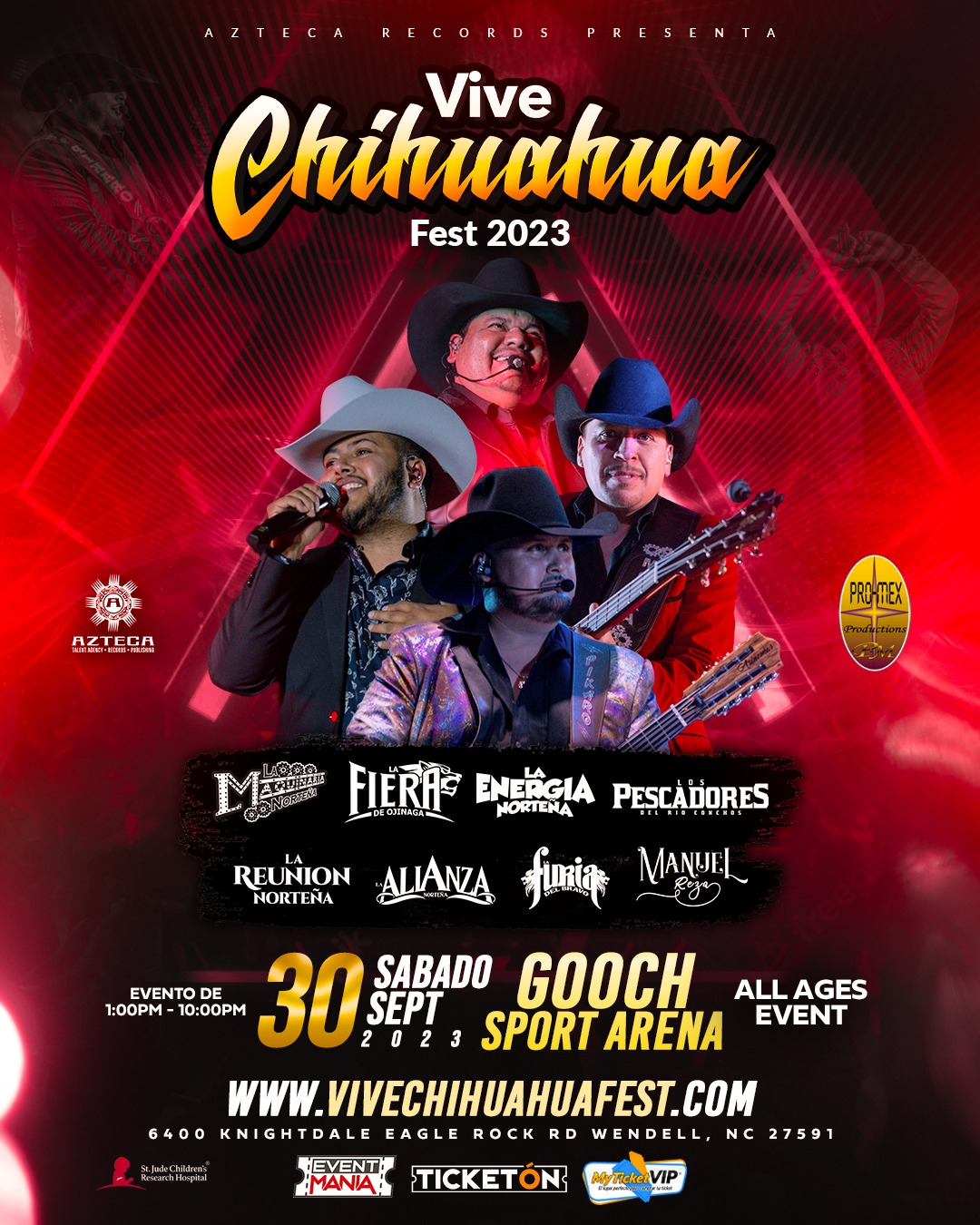 vive chihuahua fest tour dates