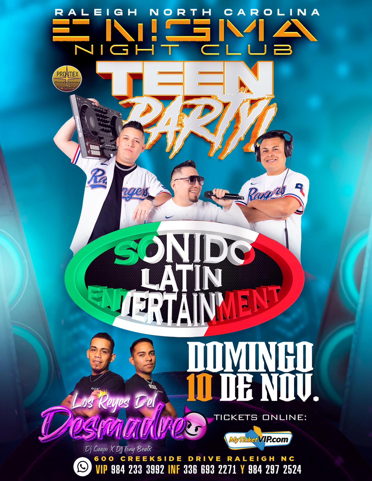 TEEN PARTY SONIDO LATIN ENTERTAINMENT