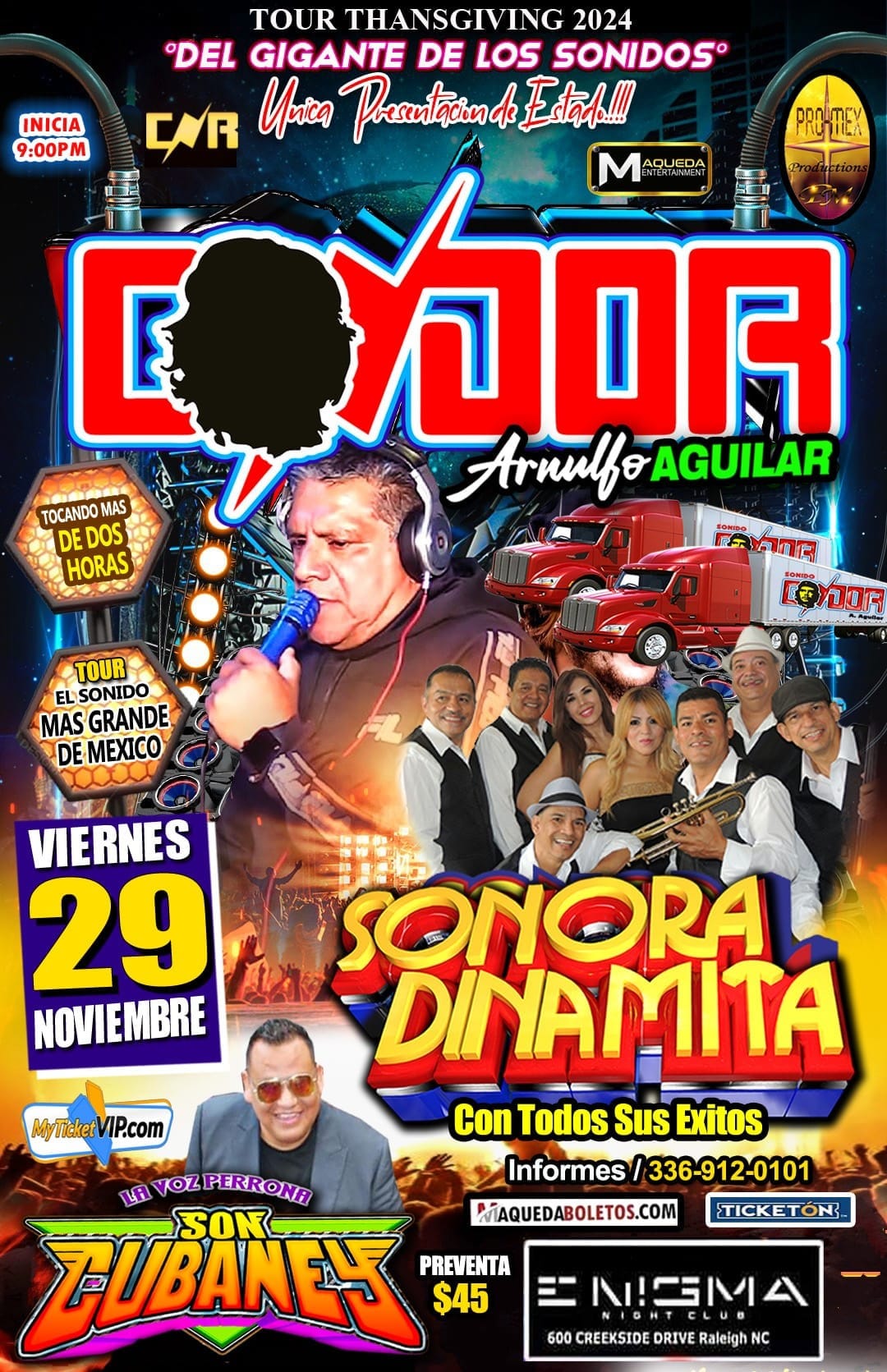 SONIDO CONDOR SONORA DINAMITA Y MAS