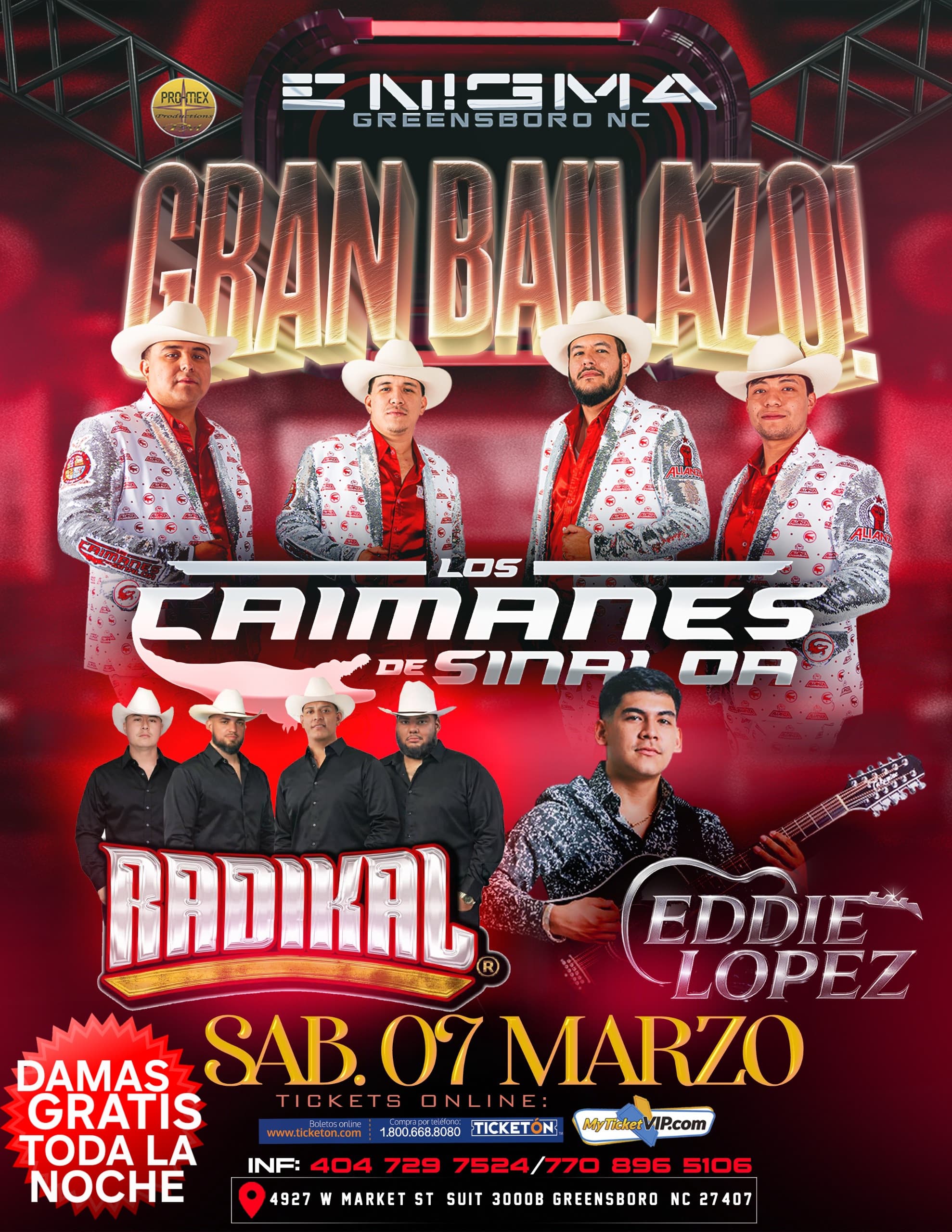GRAN BAILAZO CON LOS CAIMANES DE SINALOA