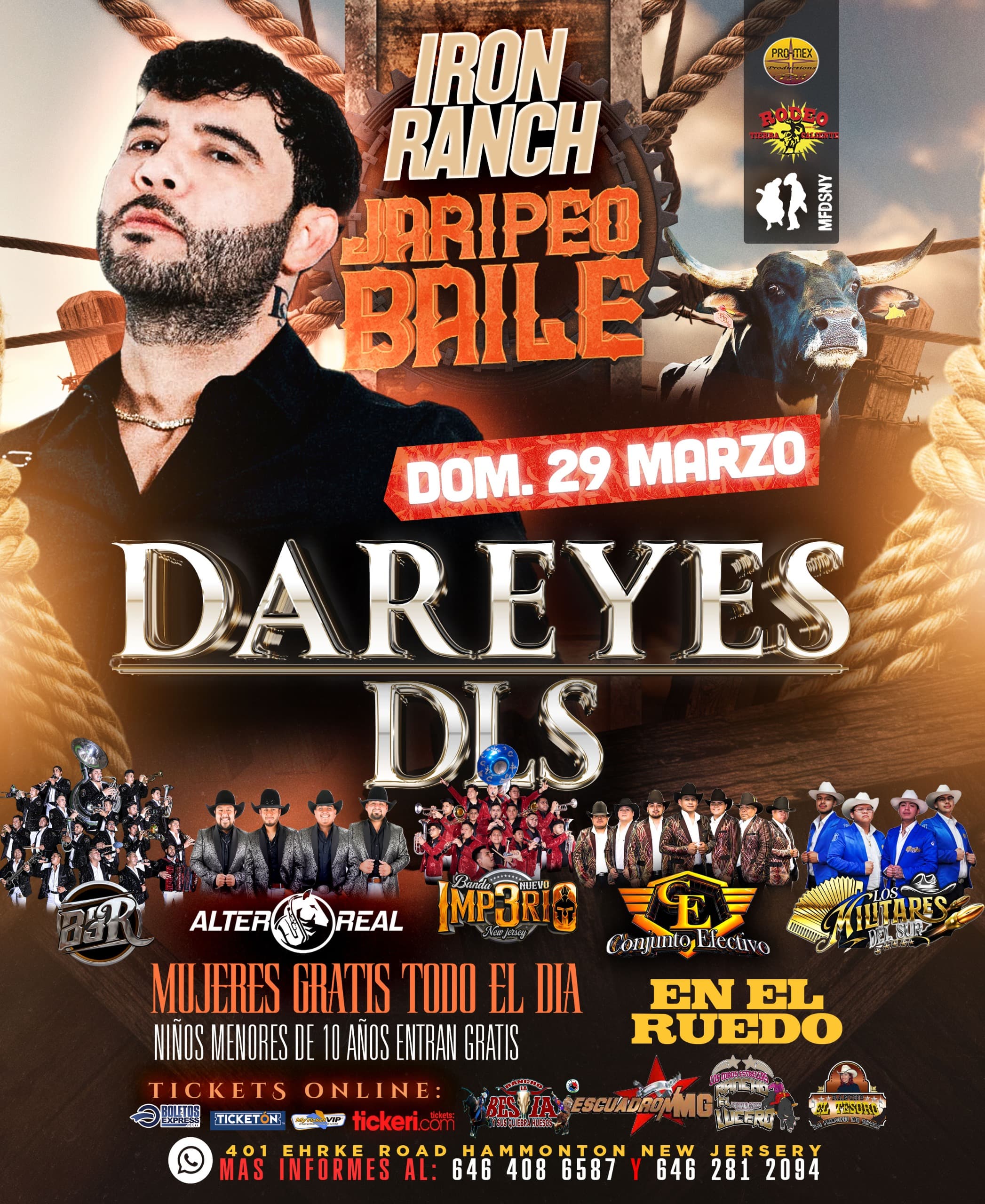 JARIPEO BAILE CON DAREYES Y MAS