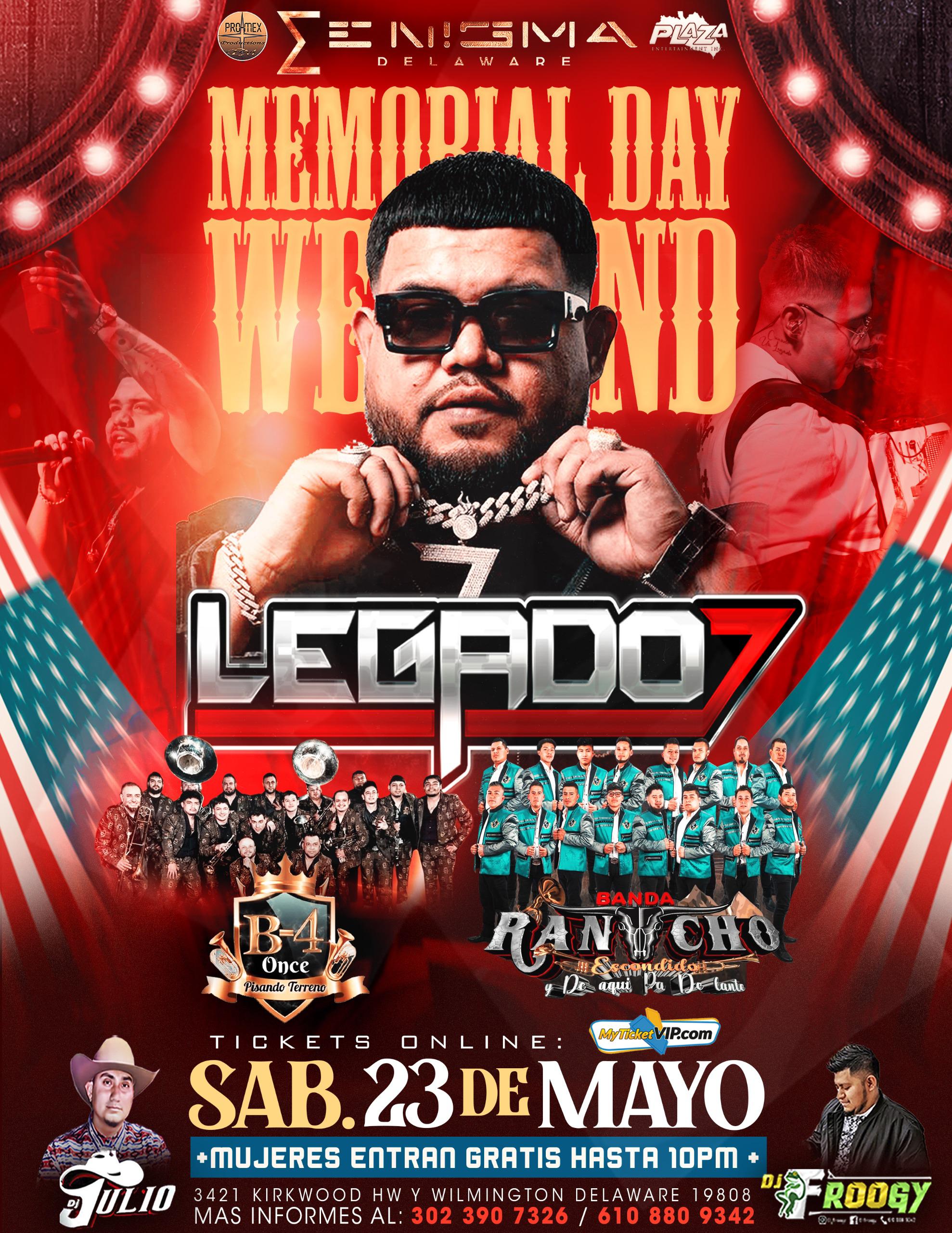 LEGADO 7 EN VIVO
