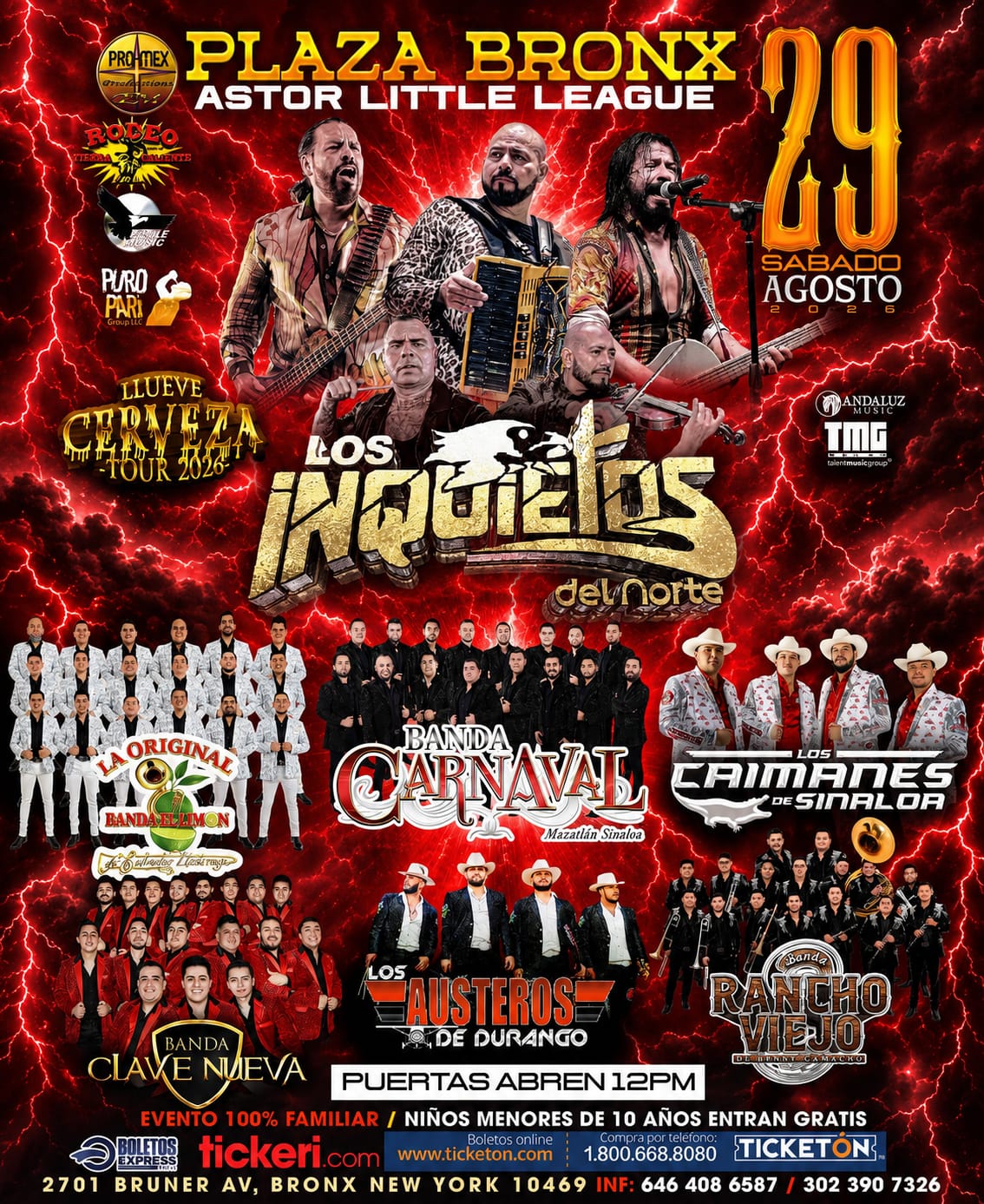 MEGA BAILAZO CON LOS INQUIETOS DEL NORTE