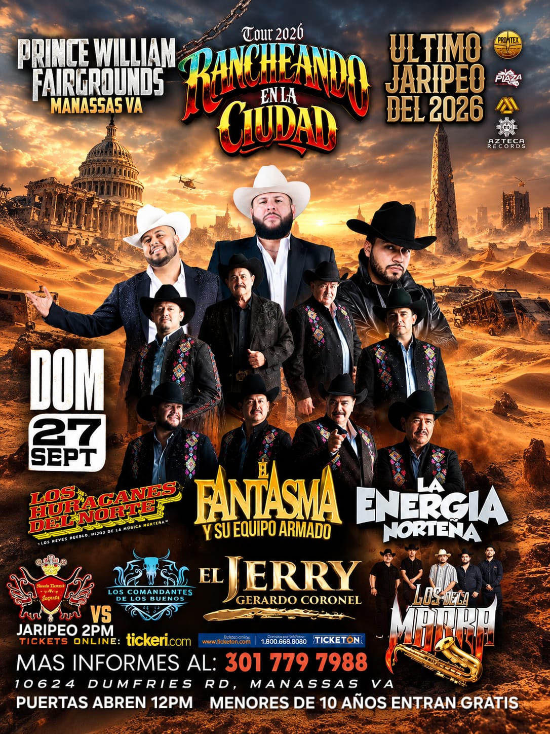 EL FANTASMA, HURACANES DEL NORTE