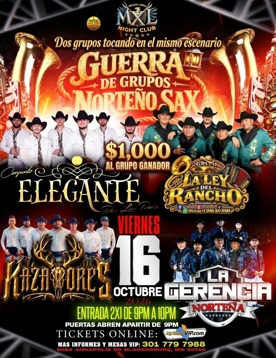 GUERRA DE GRUPOS NORTEÑO SAX
