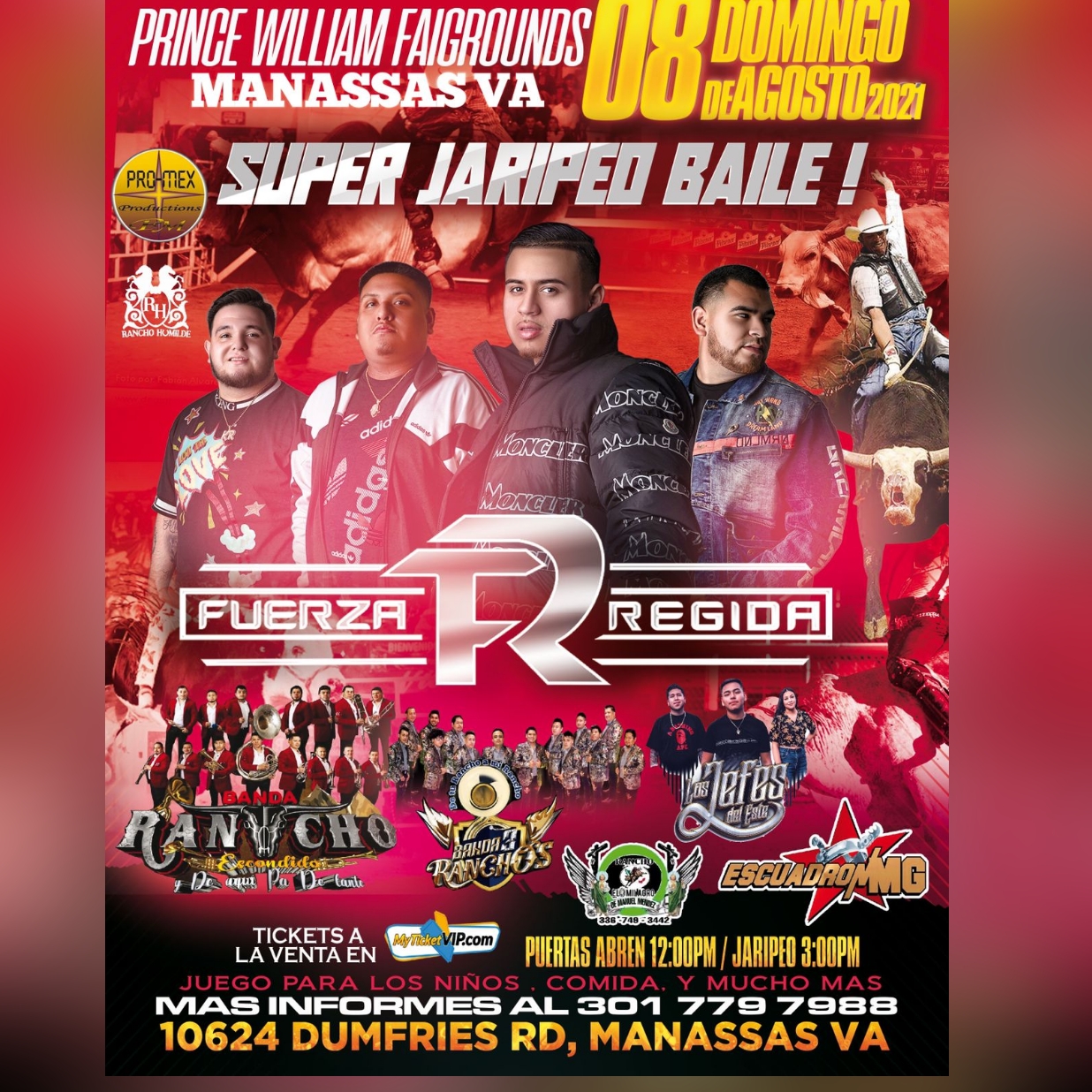 GRAN JARIPEO CON FUERZA REGIDA