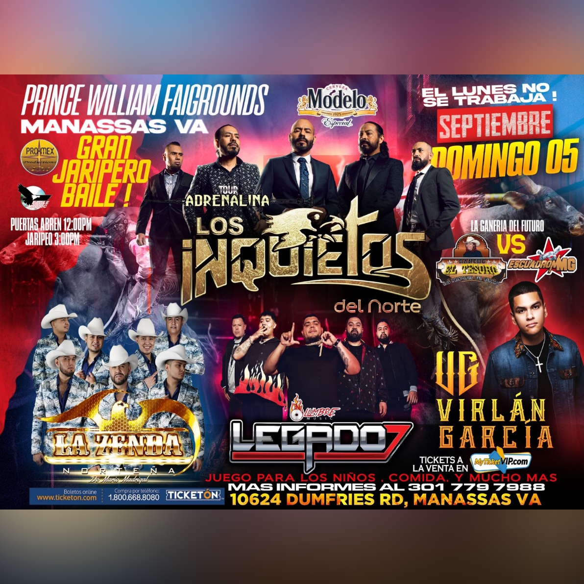 SUPER JARIPEO CON INQUIETOS DEL NORTE